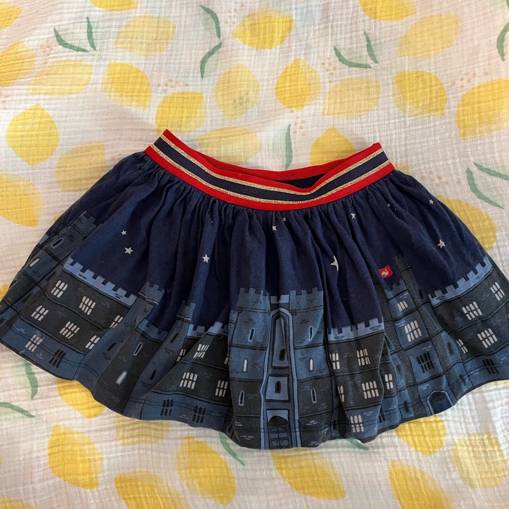 Mini Boden castle skirt 3/4